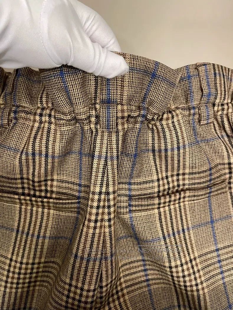 Brunello Cucinelli Brunello Cucinelli Brown check wool casual long pants Size 28" / US 6 / IT 42 - 8 Thumbnail