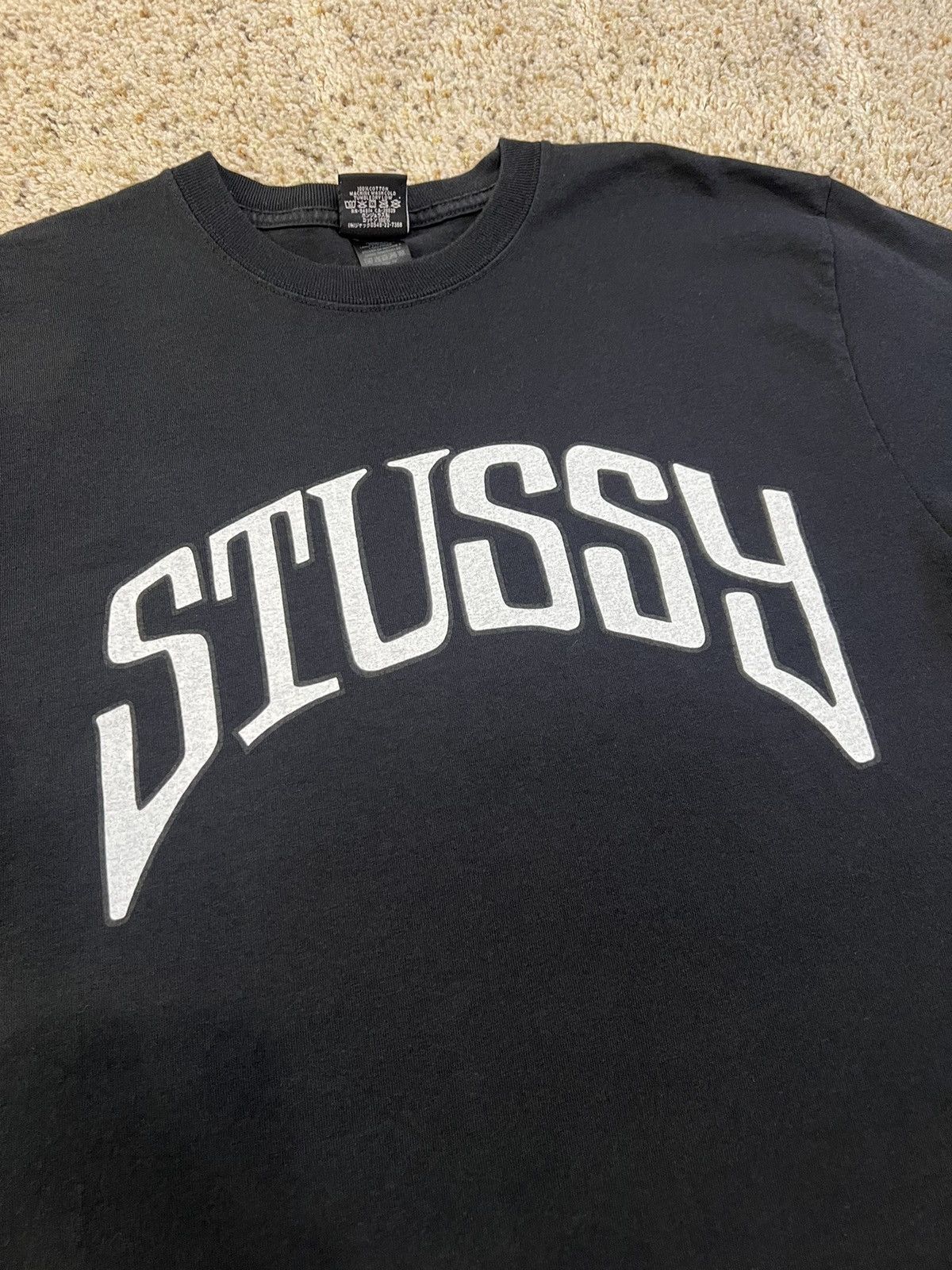 Stussy Stussy Arched Pigment Dyed Tee Size US M / EU 48-50 / 2 - 2 Thumbnail