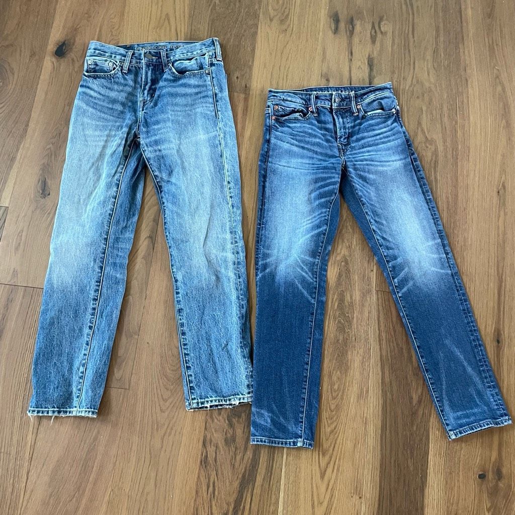 American Eagle Outfitters 2 Pair Men’s Straight Leg American Eagle Jeans 1 NWT $50 28 Size US 26 / EU 42 - 1 Thumbnail