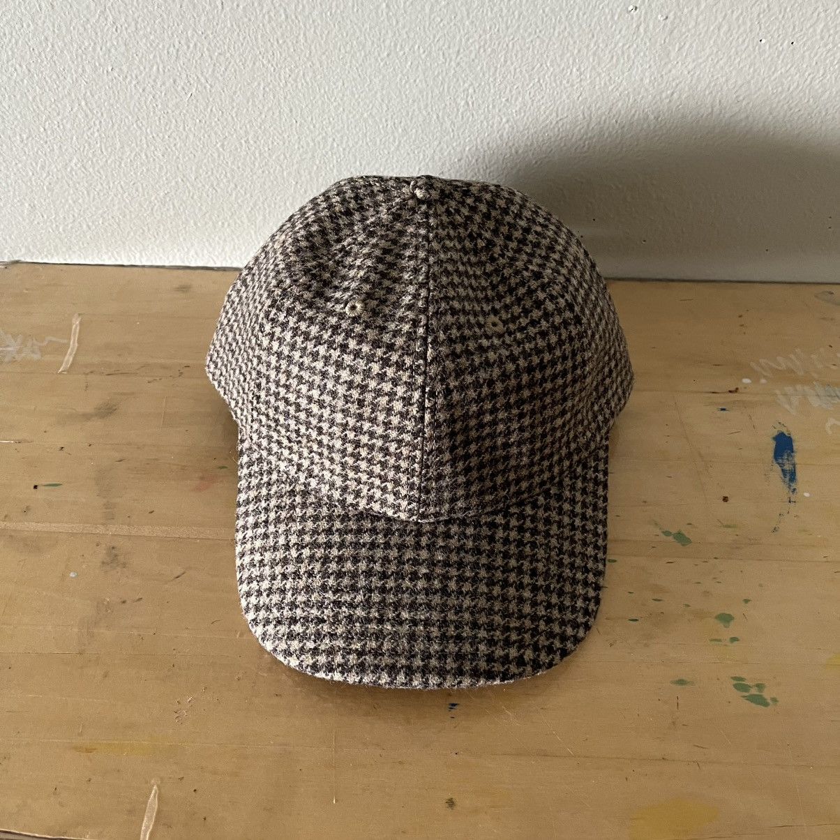 JJJJound Weekend Wool Houndstooth Hat Size ONE SIZE - 3 Thumbnail