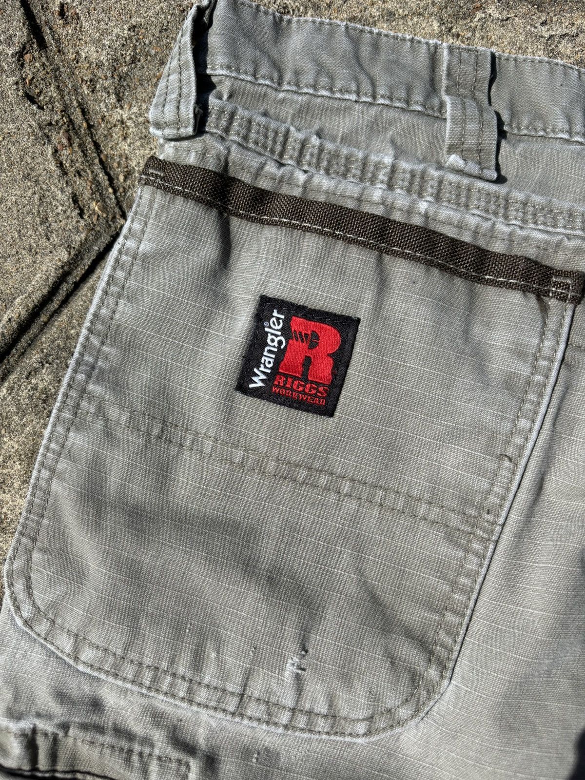 Vintage × Wrangler Y2K Wrangler Riggs Carhartt Style Workwear Pants Size US 34 / EU 50 - 6 Thumbnail