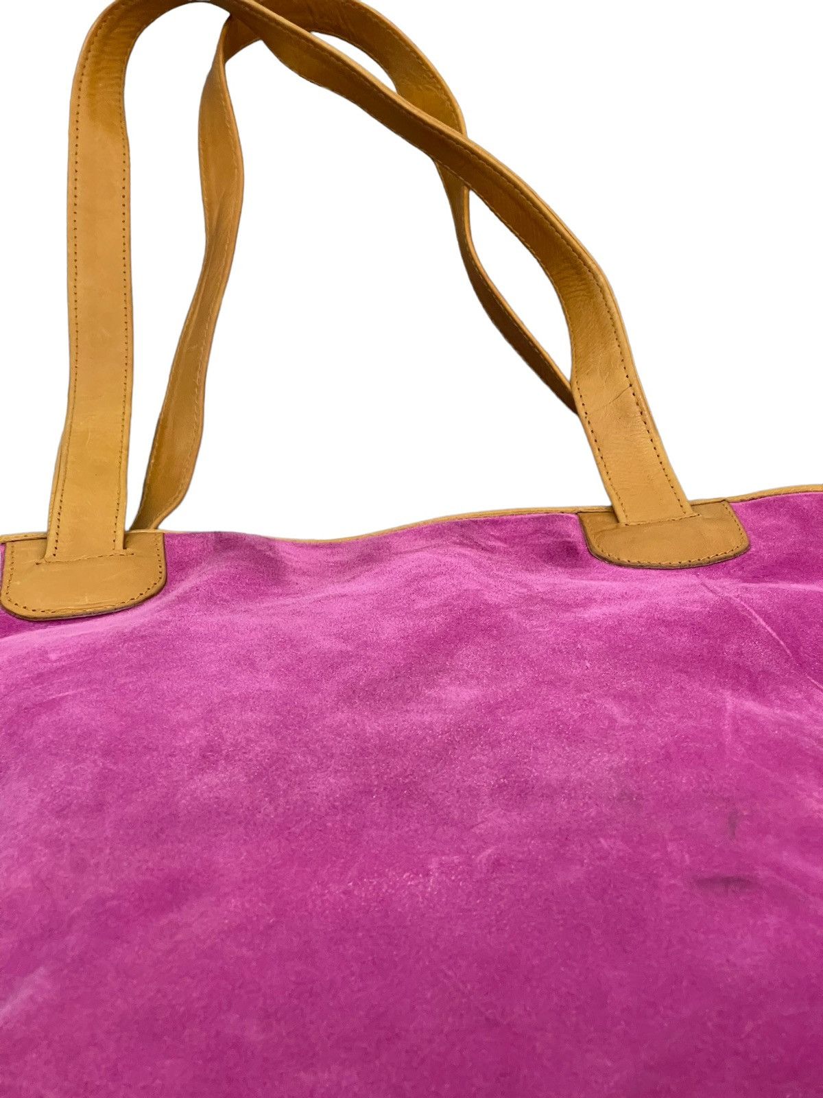 Japanese Brand Full Leather Suede LCalo Italy Shoulder Bag 2🟩 Size ONE SIZE - 16 Thumbnail