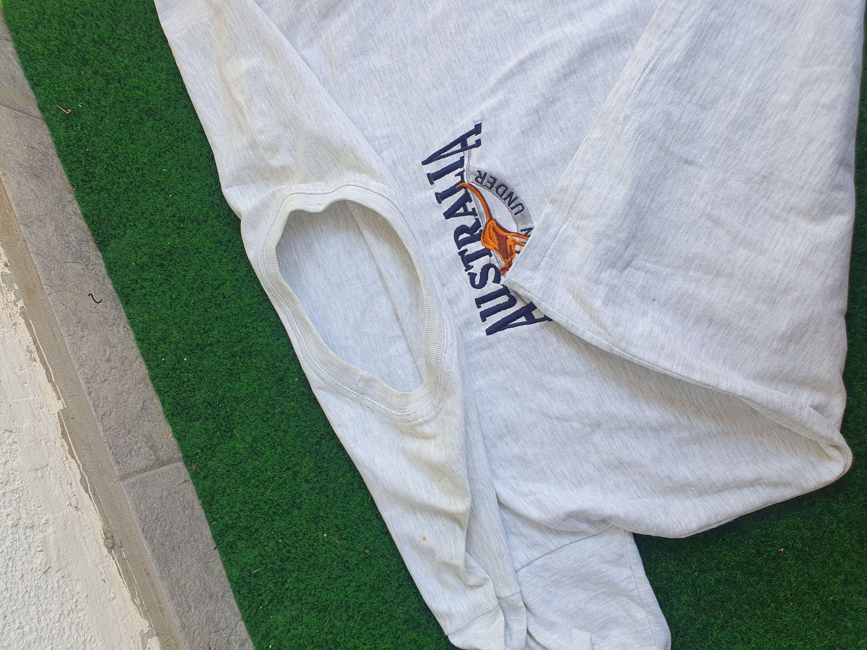 Vintage Australia Down Under Embroidered Vtg Single Stitch teeXL? Size US XL / EU 56 / 4 - 9 Thumbnail
