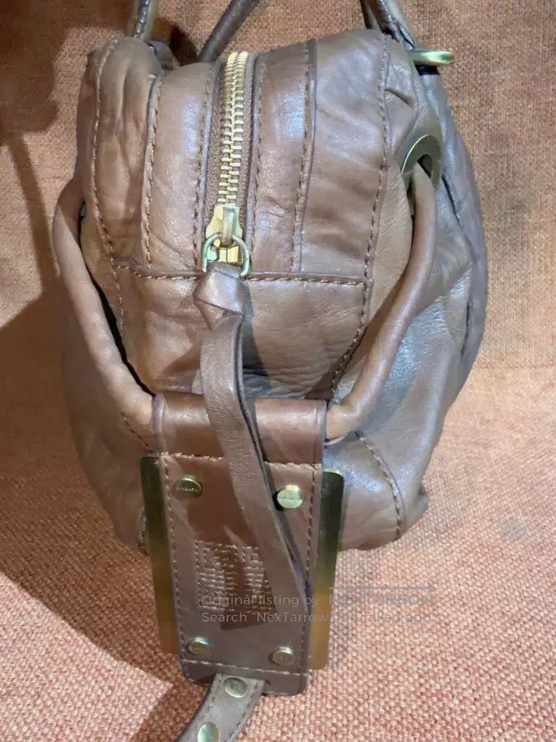 Givenchy Givenchy Brown Leather Handbag Size ONE SIZE - 3 Thumbnail
