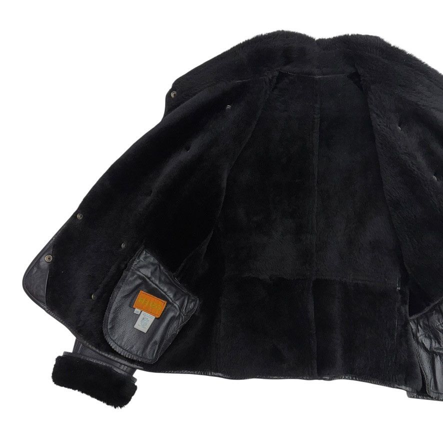 Kenzo Kenzo Black Shearling Leather Jacket Size M / US 6-8 / IT 42-44 - 12 Thumbnail