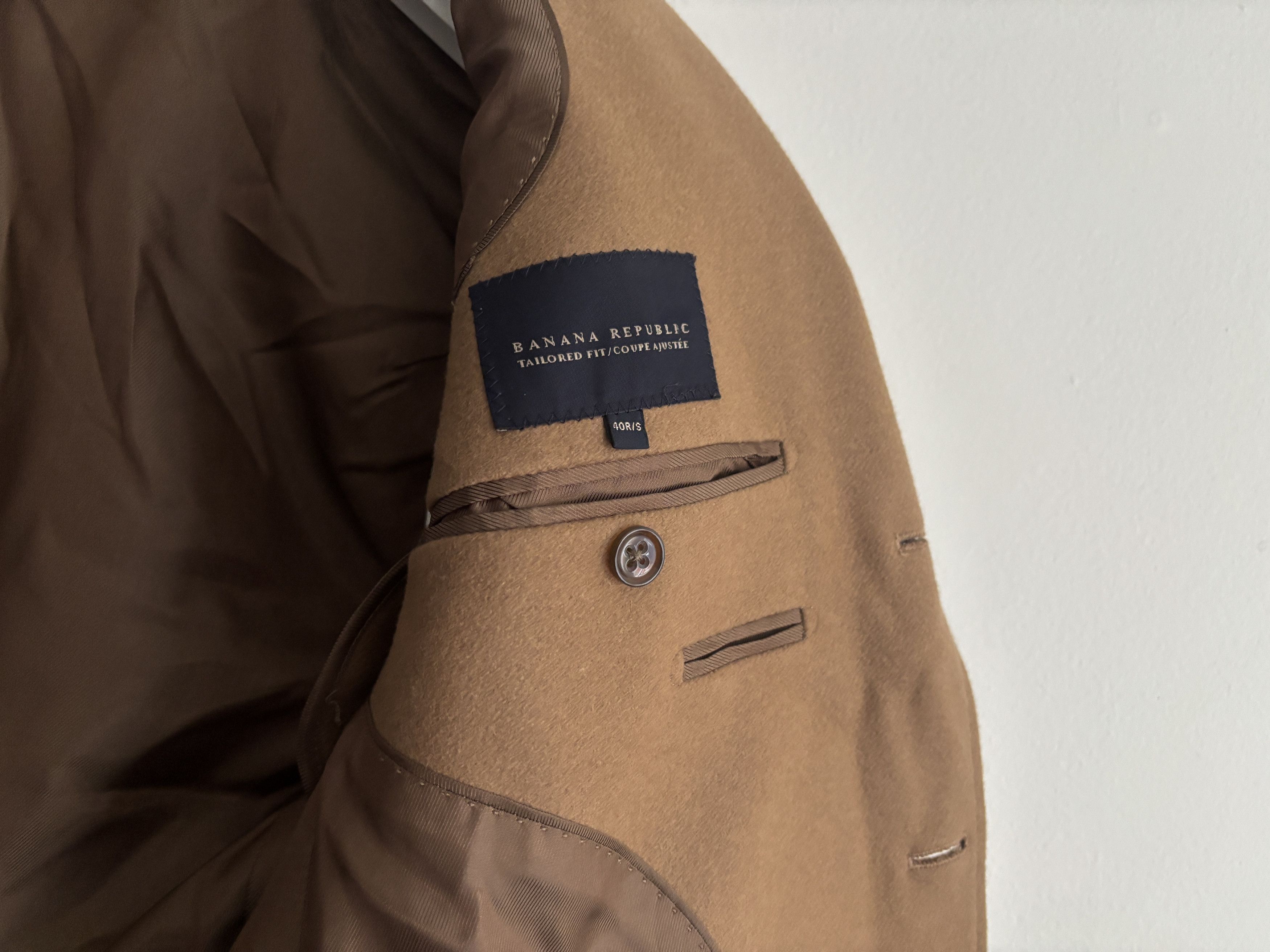 Banana Republic $375 Camel/ Tan Wool Field Jacket/ Sport Coat- Medium Size US M / EU 48-50 / 2 - 11 Thumbnail