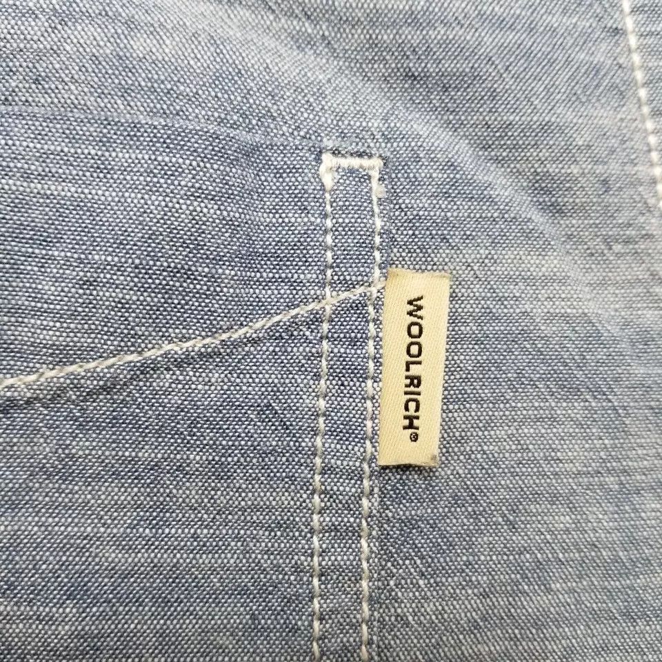 Other Woolrich Shirt Mens XXL Blue Button Up Short Sleeve Casual Size US XXL / EU 58 / 5 - 4 Thumbnail