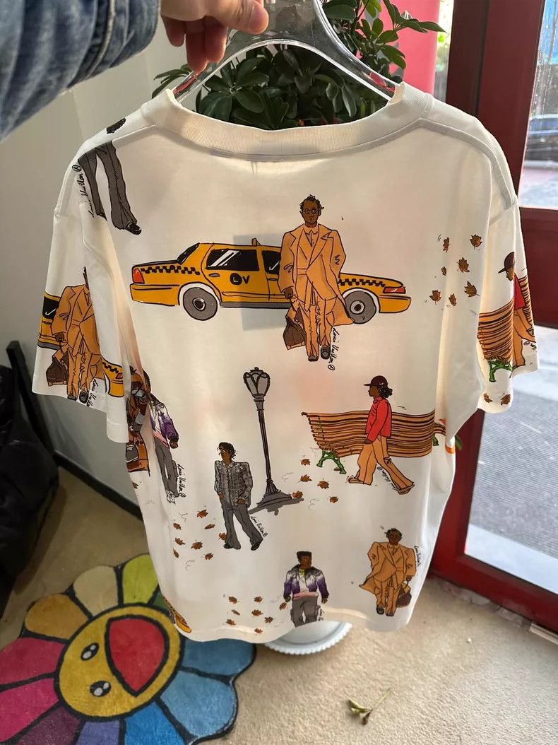 Louis Vuitton LOUIS VUITTON White character short sleeve T-shirt Size US L / EU 52-54 / 3 - 4 Thumbnail