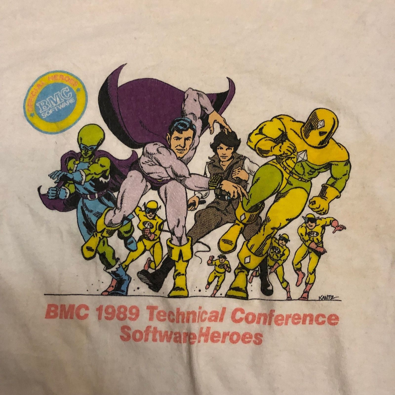 Fruit Of The Loom BMC 1989 Techinal conference software heroes T shirt size XL Size US XL / EU 56 / 4 - 2 Thumbnail