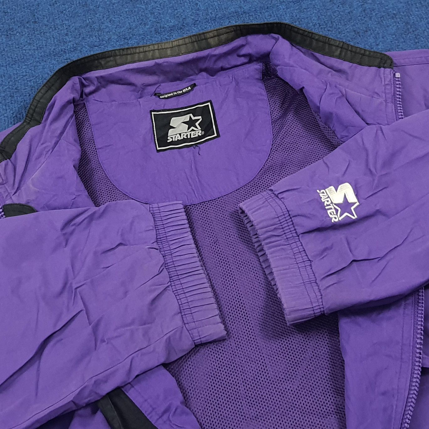 Starter Vintage 90s Starter Minnesota Vikings NFL Jacket C308N1 Size US XXL / EU 58 / 5 - 5 Thumbnail