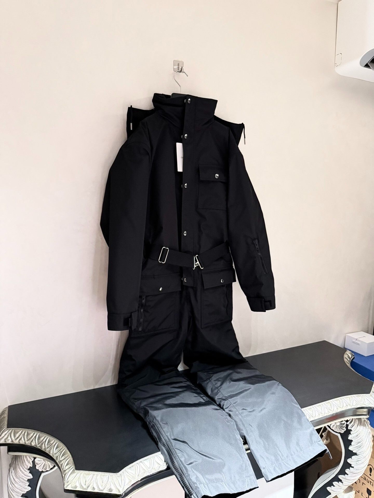 Celine Celine Black Ski Overall Unisex Size 44 Size US 28 / EU 44 - 1 Thumbnail
