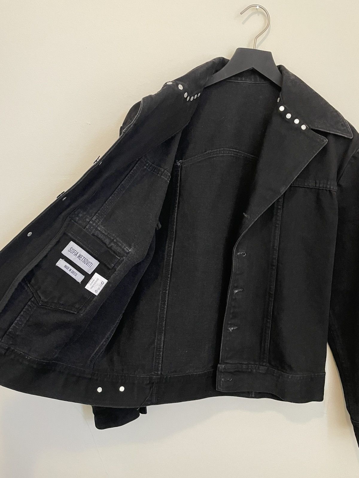 Other Sofia Metsoviti AW 2016 Black Denim Jacket Size US M / EU 48-50 / 2 - 9 Thumbnail