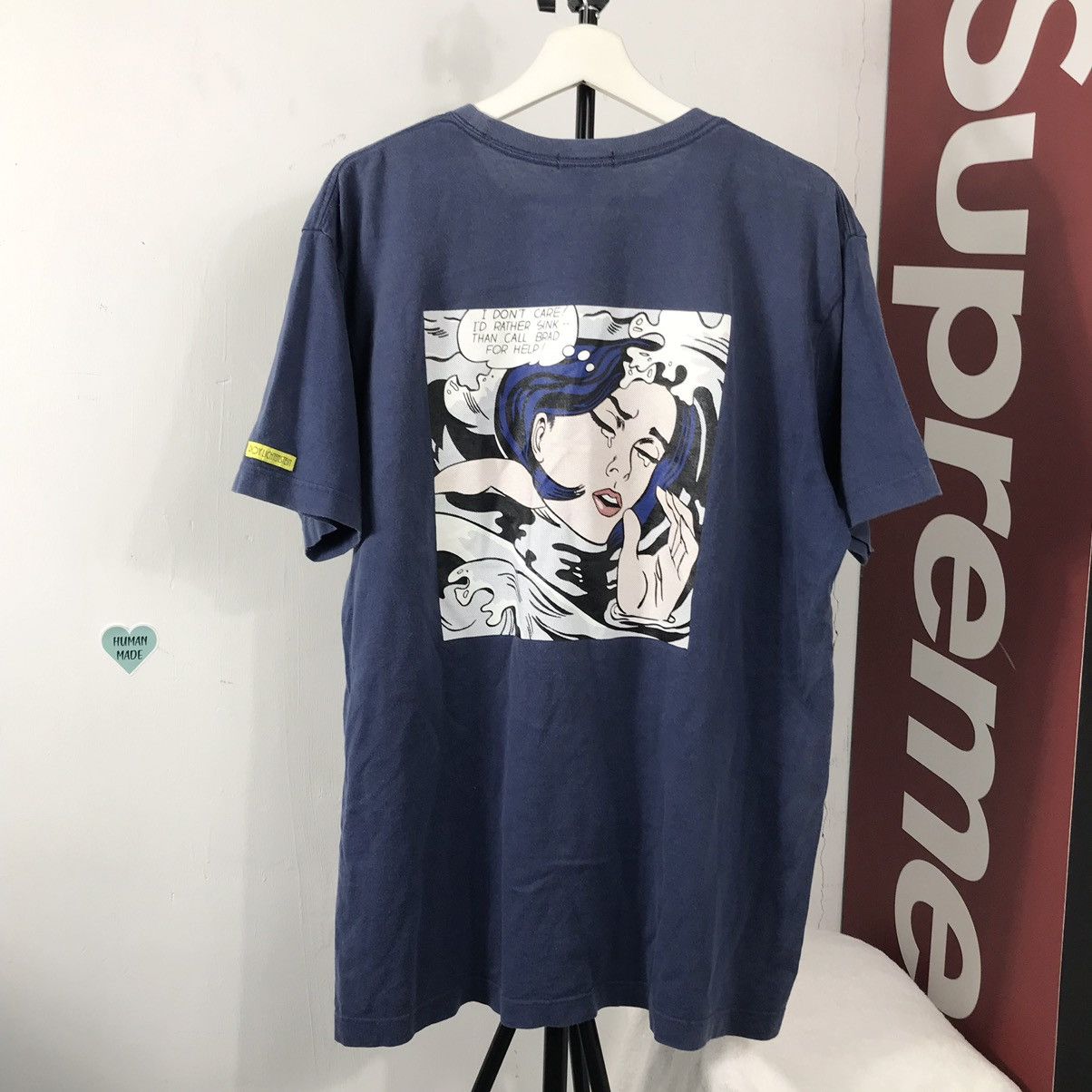 Arts & Science Roy Lichtenstein Girl With Hair Ribbon Art Tee Size US XL / EU 56 / 4 - 1 Thumbnail