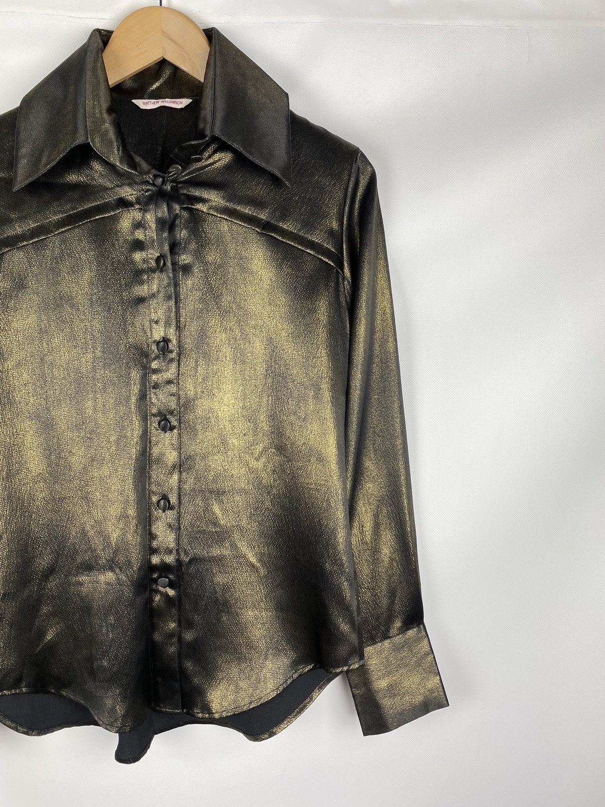 Designer × Matthew Williamson Matthew Williamson ladies long sleeve button up shirt blouse Size M / US 6-8 / IT 42-44 - 3 Thumbnail