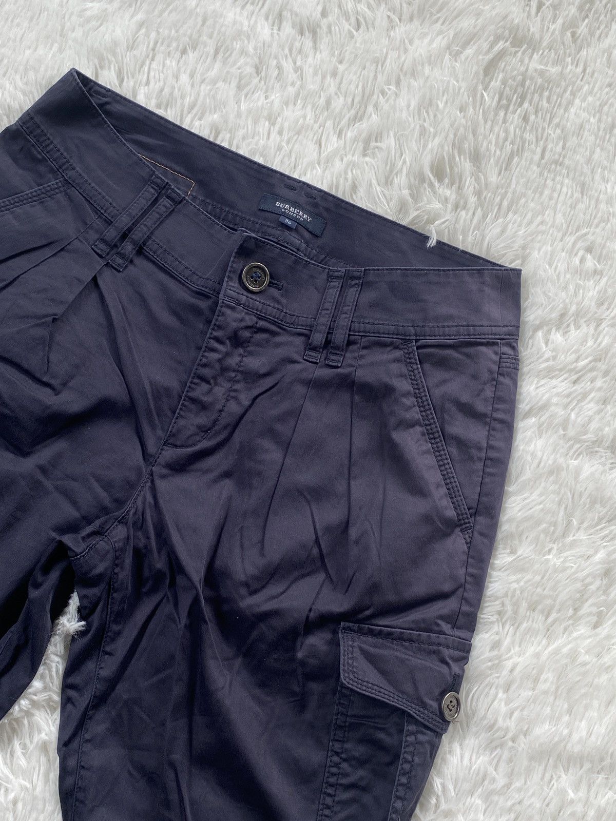 Burberry 🔥Burberry London 3 Quarter Cargo Pants Size 29" - 6 Thumbnail