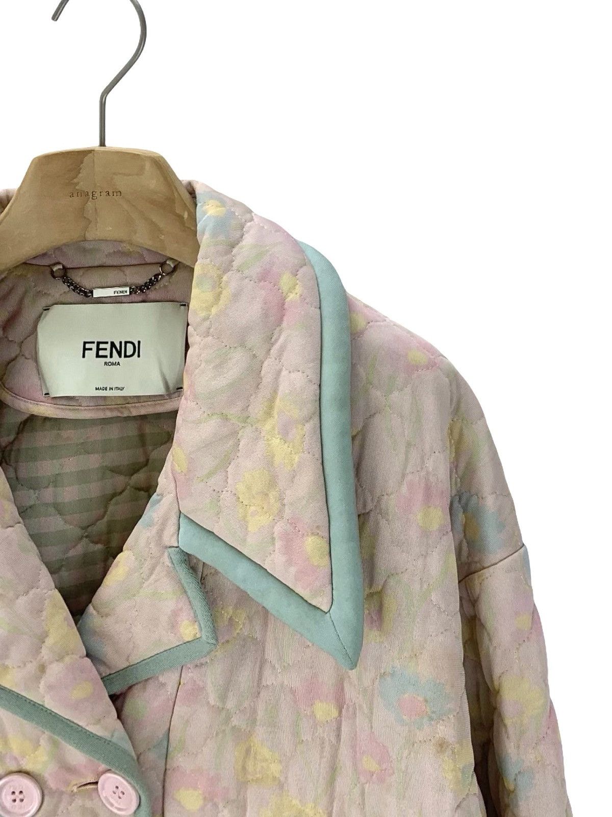 Fendi Fendi Pink Quilted Daisies Jacket Size XS / US 0-2 / IT 36-38 - 3 Thumbnail
