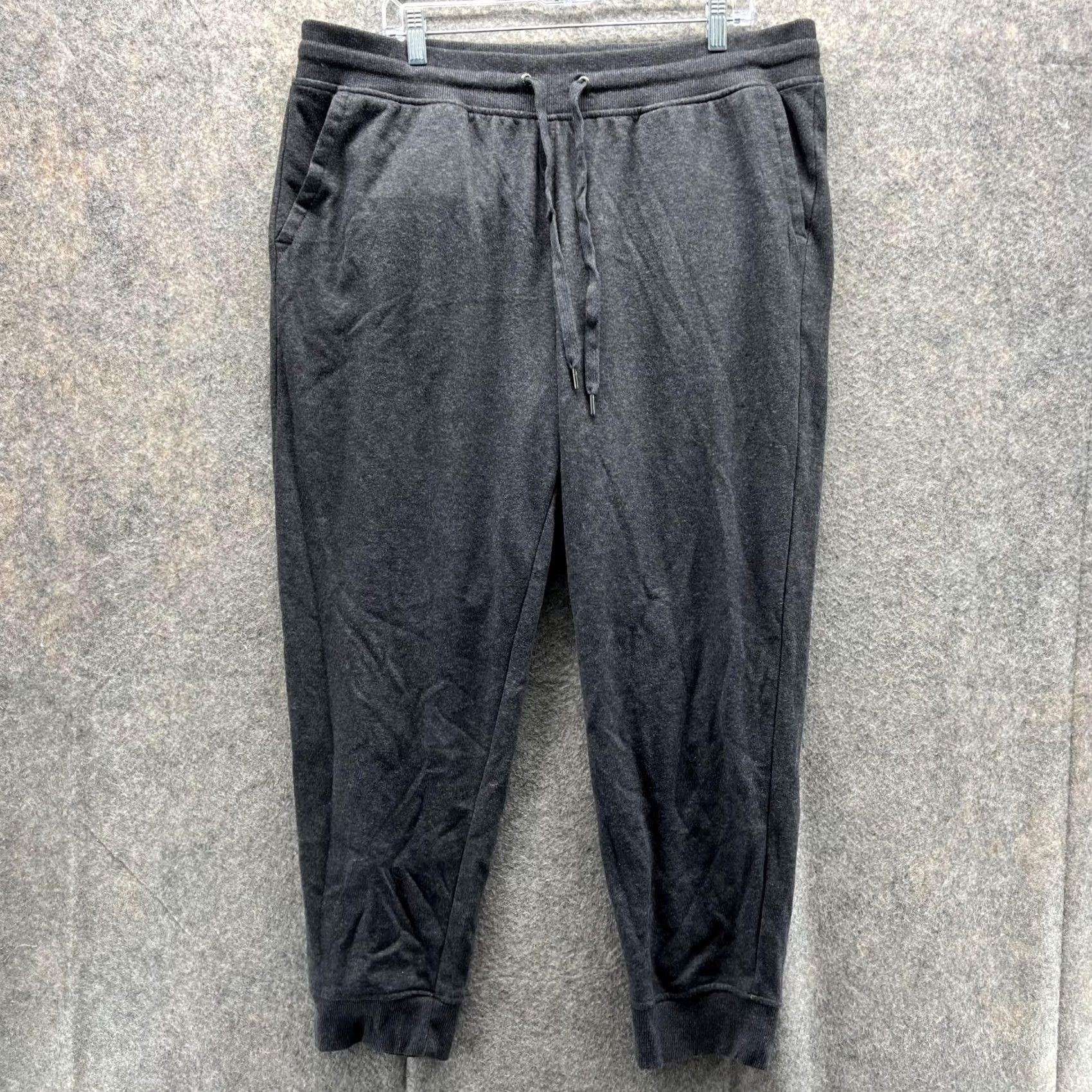Orvis Orvis Jogger Pants Men XL Grey Cotton Fleece Sweatpants Casual Everyday Straight Leg Pockets Size US 36 / EU 52 - 2 Thumbnail
