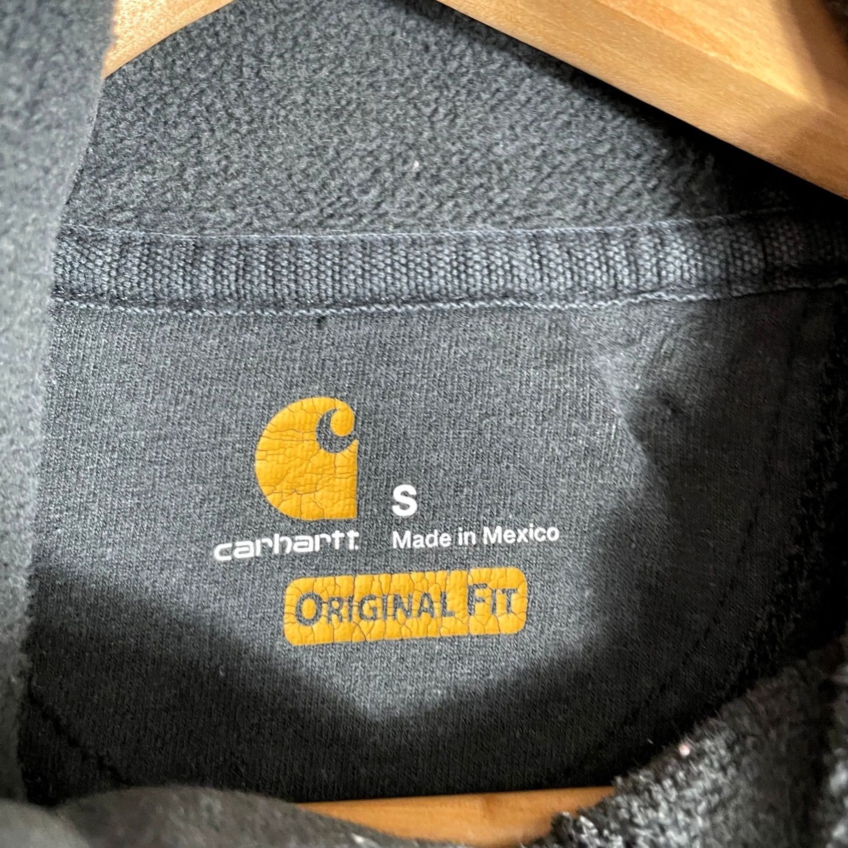 Carhartt Carhartt Hoodie Mens Small Black R&D Pipeline Construction Sleeve Logo Workwear Size US S / EU 44-46 / 1 - 3 Thumbnail