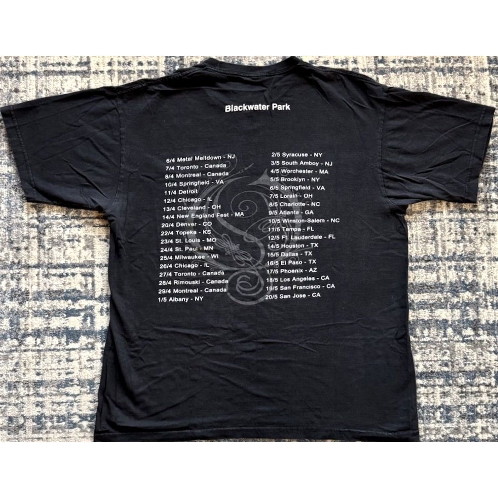 Vintage VINTAGE Opeth Blackwater Park Tour T Shirt XL 2001 Death Metal Band Katatonia Mens Size US XL / EU 56 / 4 - 4 Thumbnail