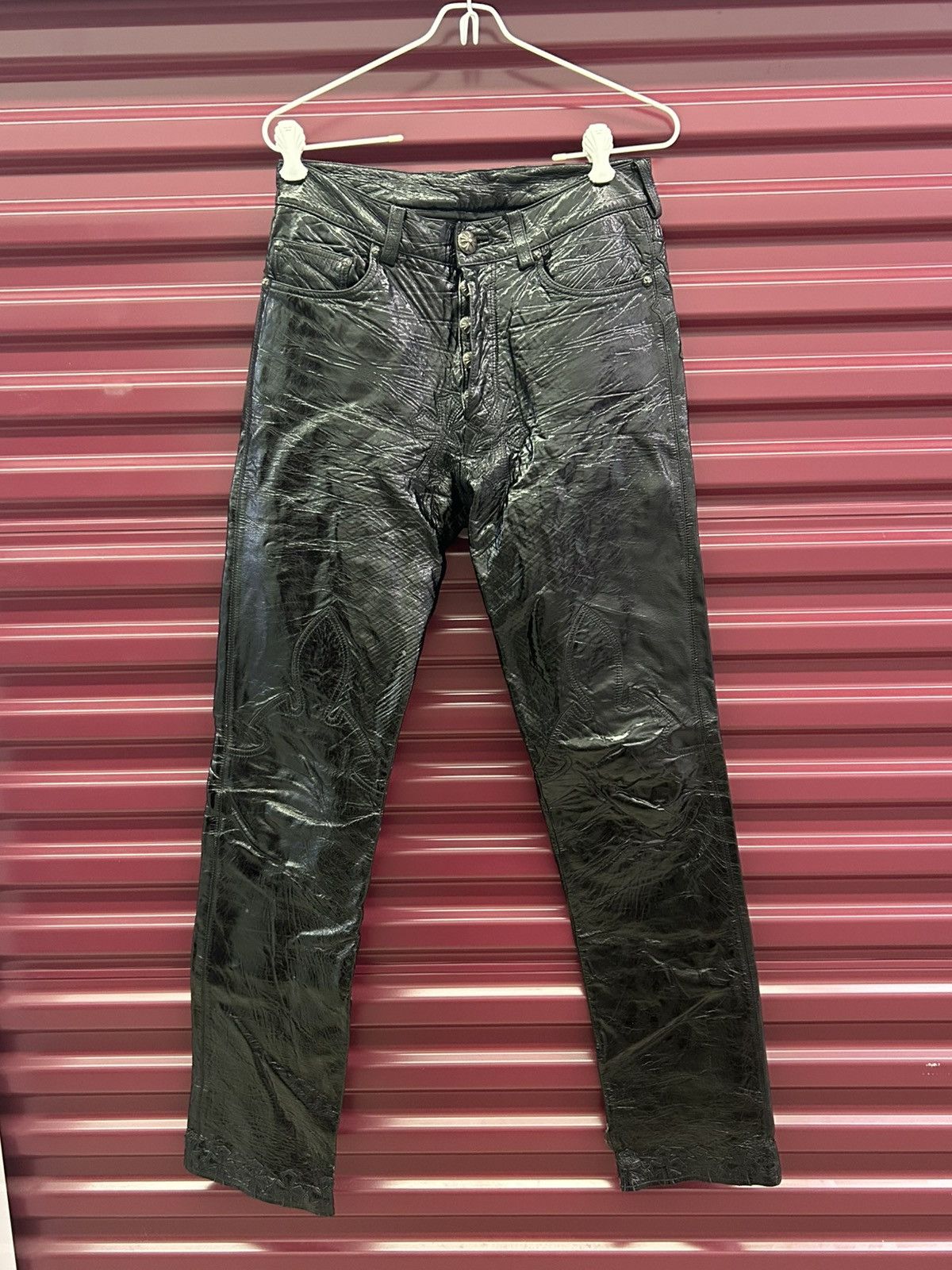 Chrome Hearts Chrome Hearts Vintage Flooded Fleur Knee Pants Size US 26 / EU 42 - 1 Thumbnail