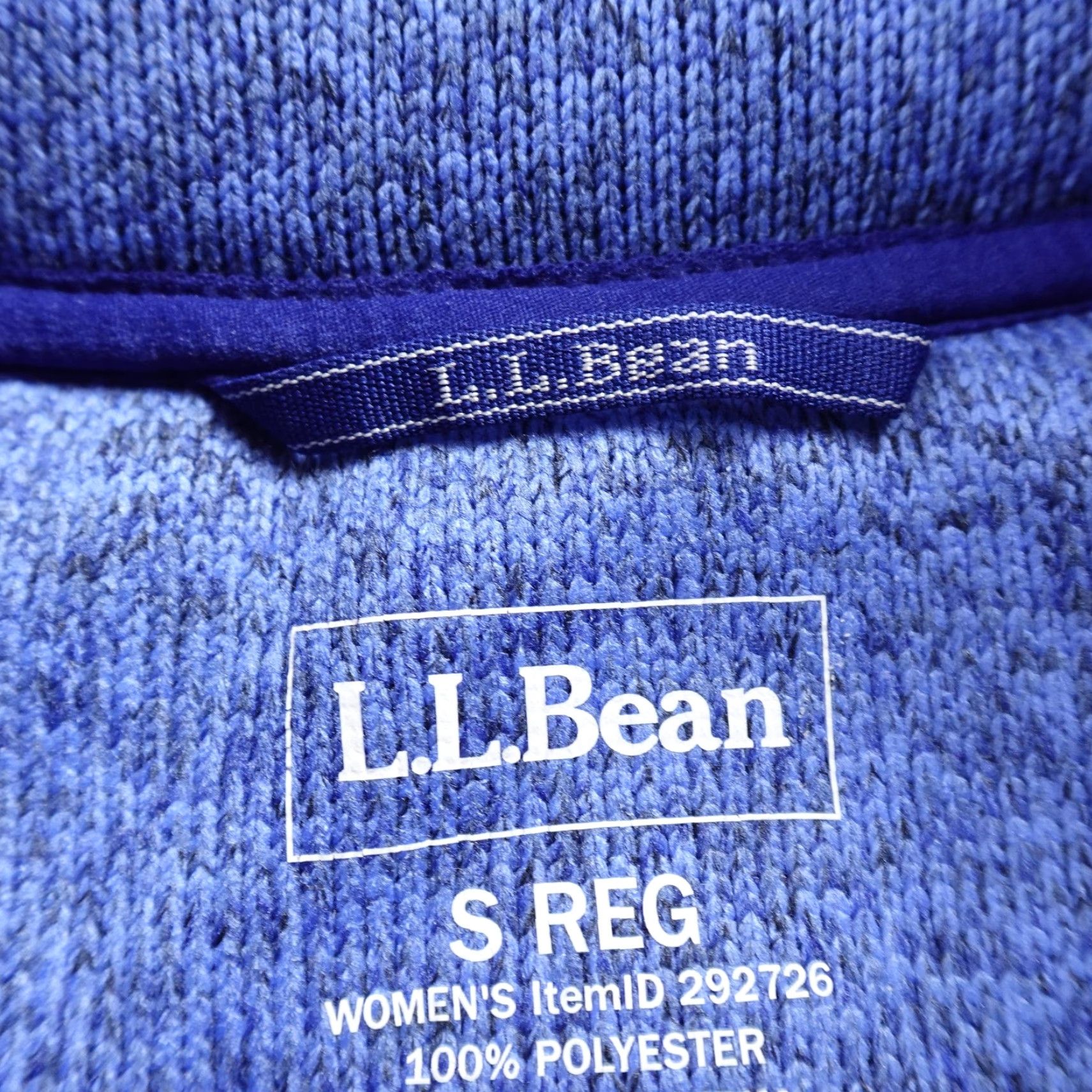 Vintage L.L. Bean Sweater Womens S Blue Katahdin Snap Neck Fleece Pullover Outdoor Hiking Raglan Sleeve Mock Neck Size S / US 4 / IT 40 - 5 Thumbnail