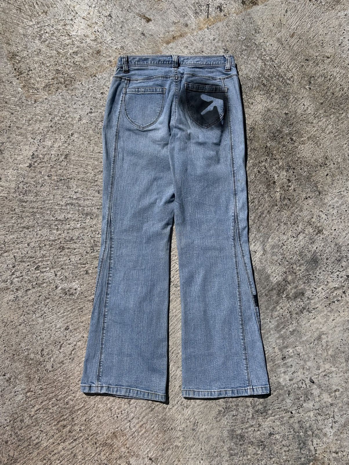 Handmade × Hysteric Glamour Jhon Jello Flare Jeans LGB style Size 29" - 9 Thumbnail