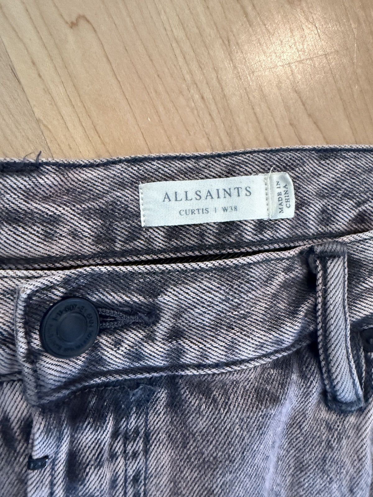 Allsaints All Saints pink washed denim Size US 38 / EU 54 - 2 Thumbnail