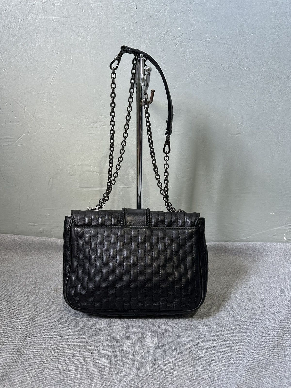 Longchamp Longchamp - Black Amazone Quilted Leather Chain Strap Bag Size ONE SIZE - 2 Thumbnail