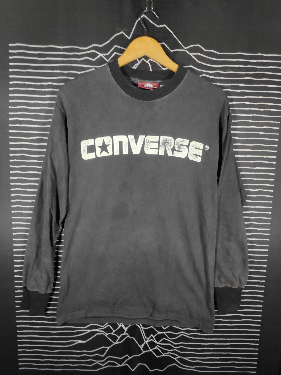 Converse Vtg 90s Converse Spell Out Made In Usa Tee Size M Size US M / EU 48-50 / 2 - 1 Thumbnail