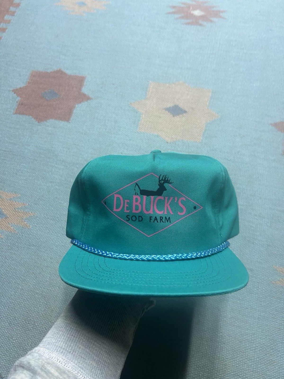 Vintage Vintage 80s 90s StrapBack hat DeBuck’s Sod farm deer buck Size ONE SIZE - 2 Thumbnail