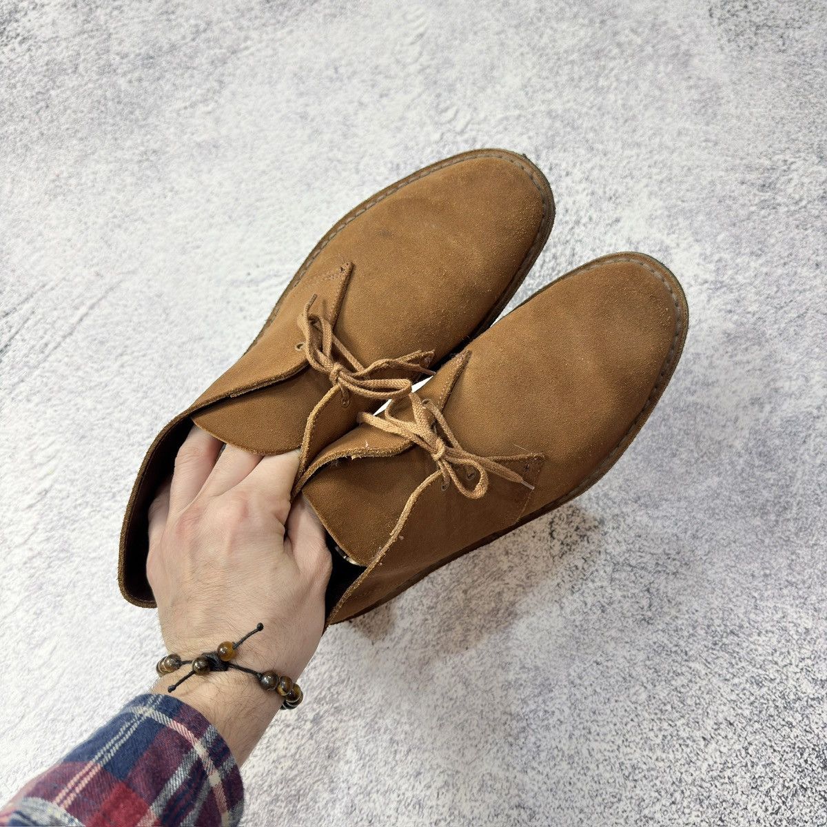 Clarks × Vintage Vintage Clarks Desert Boots US11 UK10 EU45 29cm Size US 11 / EU 44 - 4 Thumbnail