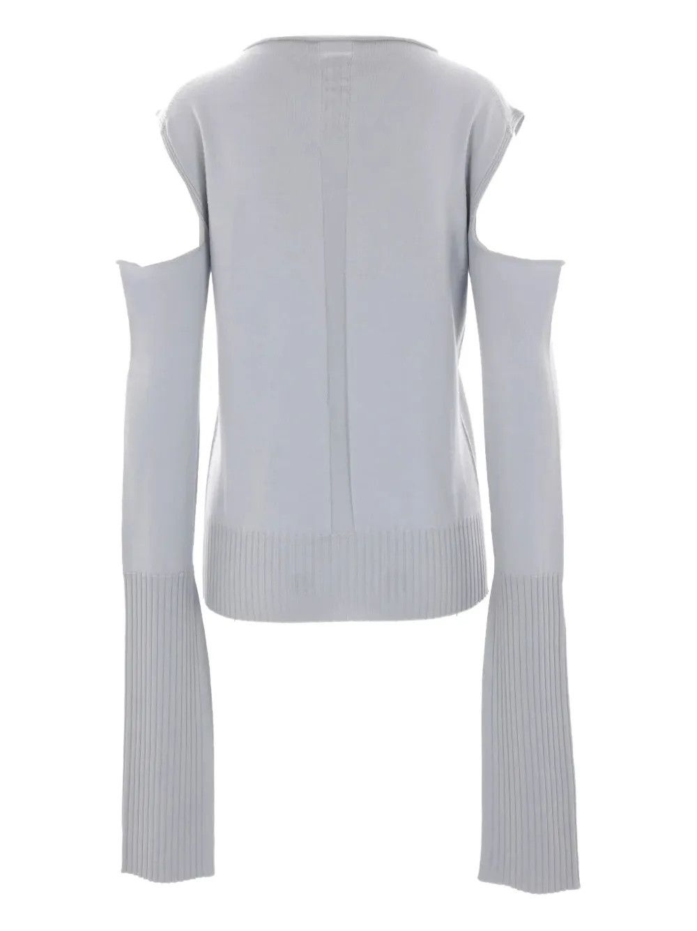 Rick Owens o1y0126 Wool Sweater in Sky Blue Size S / US 4 / IT 40 - 2 Thumbnail