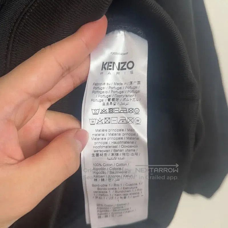 Kenzo KENZO Black Cotton Men's Sweatshirt . Size US M / EU 48-50 / 2 - 5 Thumbnail