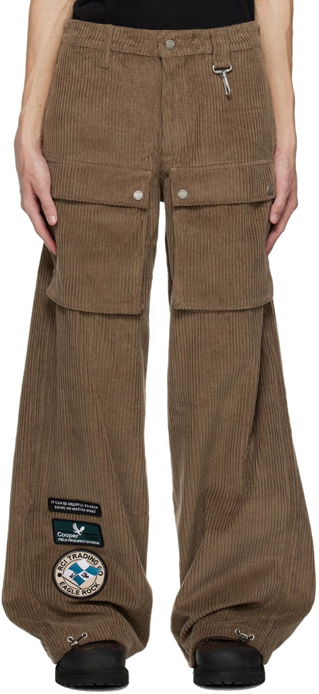 Reese Cooper Reese Cooper Brown Front Pocket Cargo Pants Size US 30 / EU 46 - 2 Thumbnail