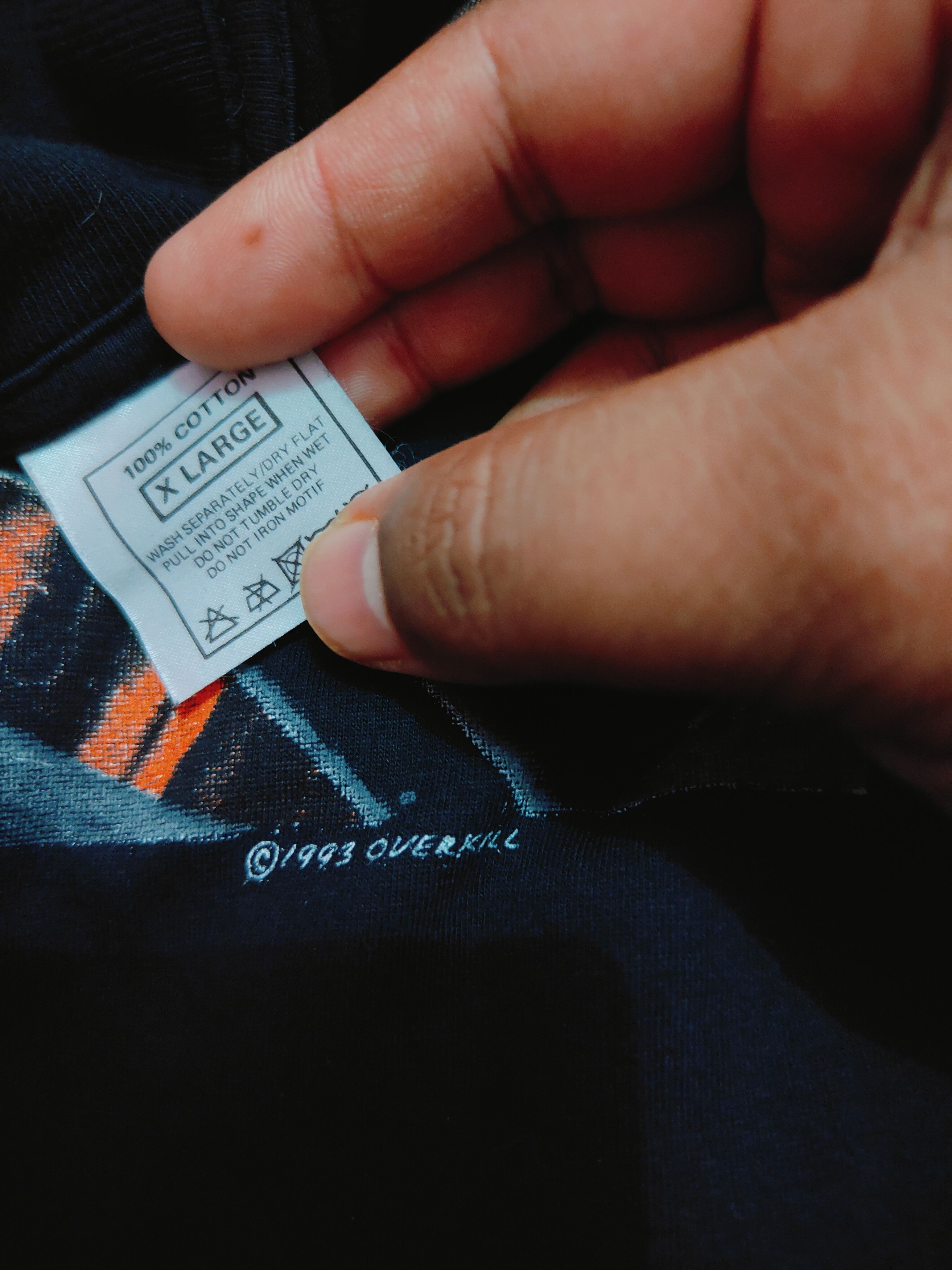Other OVERKILL VINTAGE 1993 Size US XL / EU 56 / 4 - 3 Thumbnail