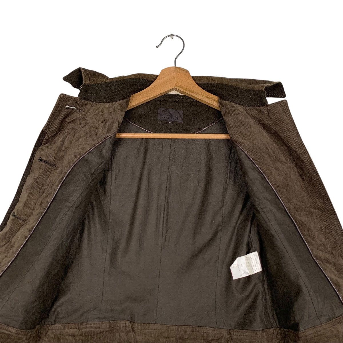Japanese Brand UNIVERSAL LANGUAGE Crop Belted Jacket #1528-C68 Size XS / US 0-2 / IT 36-38 - 12 Thumbnail