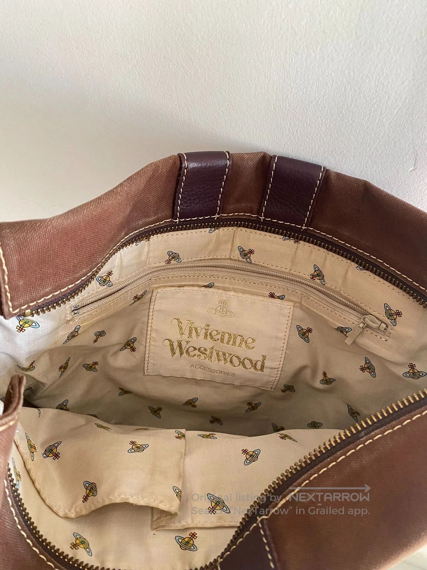 Vivienne Westwood vintage vivienne westwood brown crossbody bag. Size ONE SIZE - 2 Thumbnail