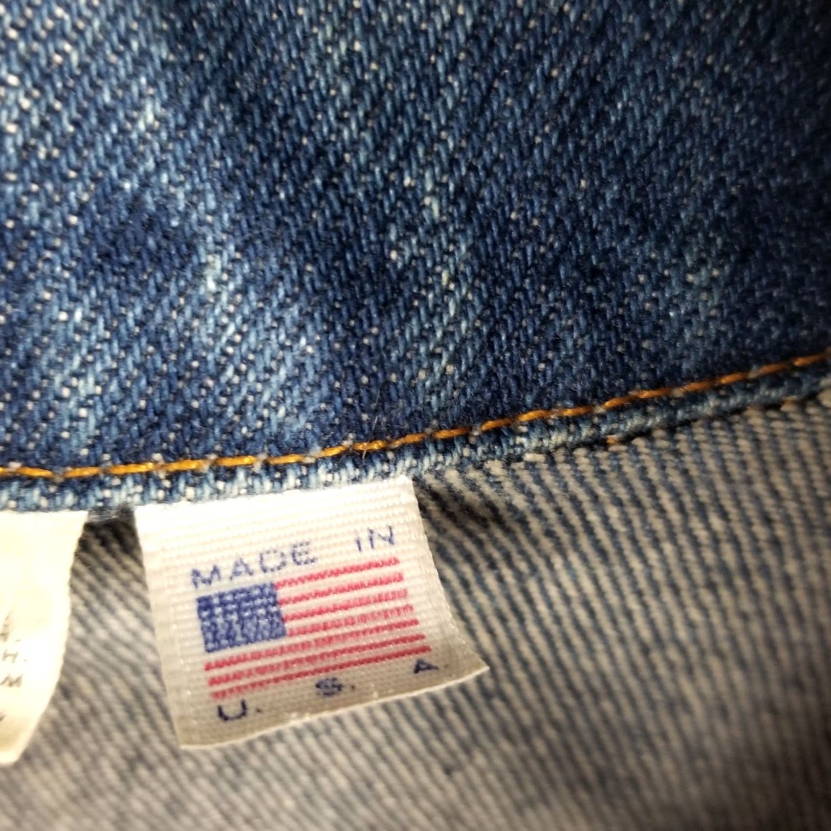 Denime Vintage Rolling Rock Denim Jacket Mens L 90s Acid Wash Blue Bomber Button - 33 Size US L / EU 52-54 / 3 - 5 Thumbnail