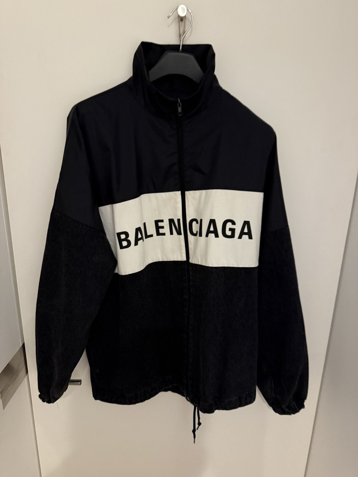 Balenciaga Balenciaga Patchwork Black Light Jacket Size US XL / EU 56 / 4 - 2 Thumbnail