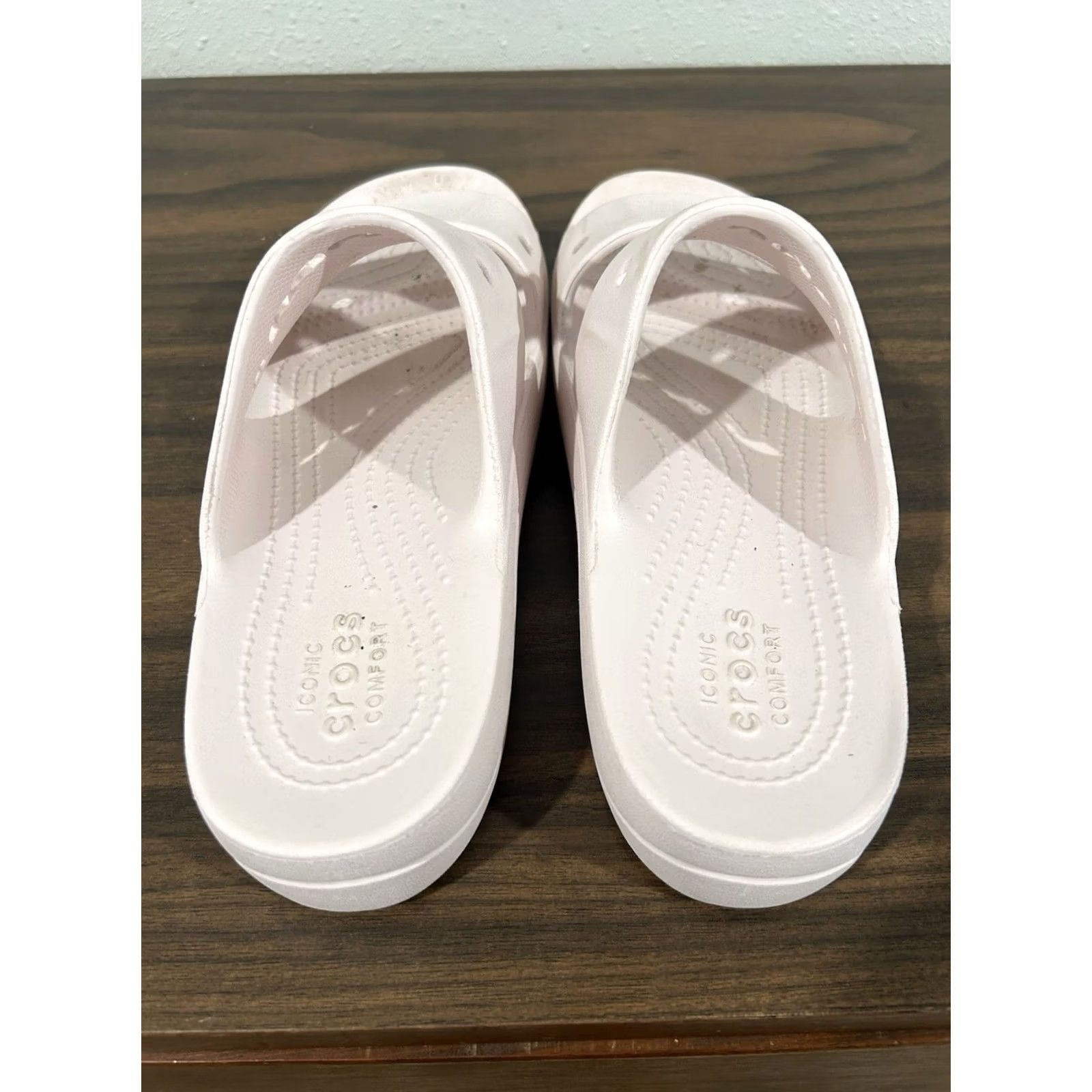 Crocs Crocs Baya Platform Slide Sandals Womens Size 7 Pink Slip On Size US 7 / IT 37 - 7 Thumbnail