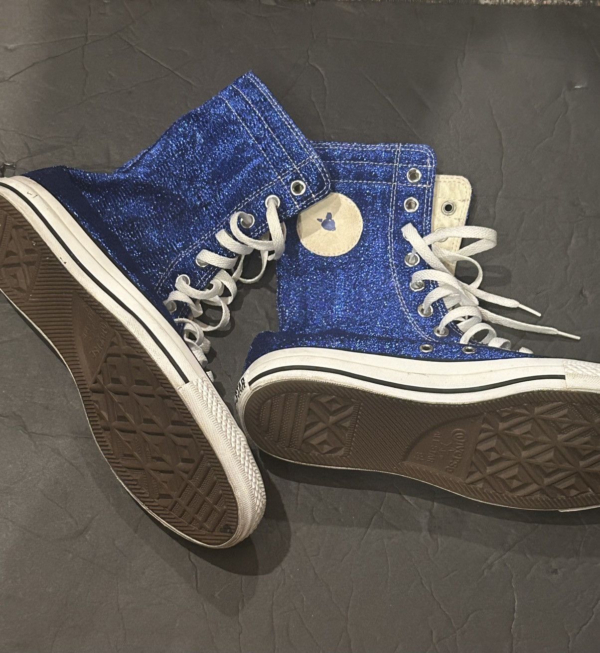 Converse Converse sparkling glitter Blue All Stars Size US 9.5 / EU 42-43 - 3 Thumbnail
