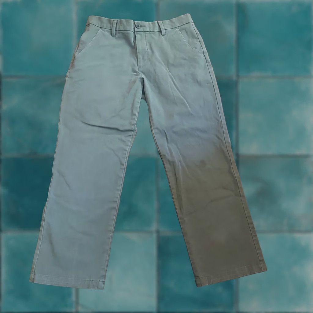 Dockers DOCKERS Pants Men Gray Straight Chino W32 L29 Regular Pockets Button Zip Casual Formal Size US 32 / EU 48 - 1 Thumbnail