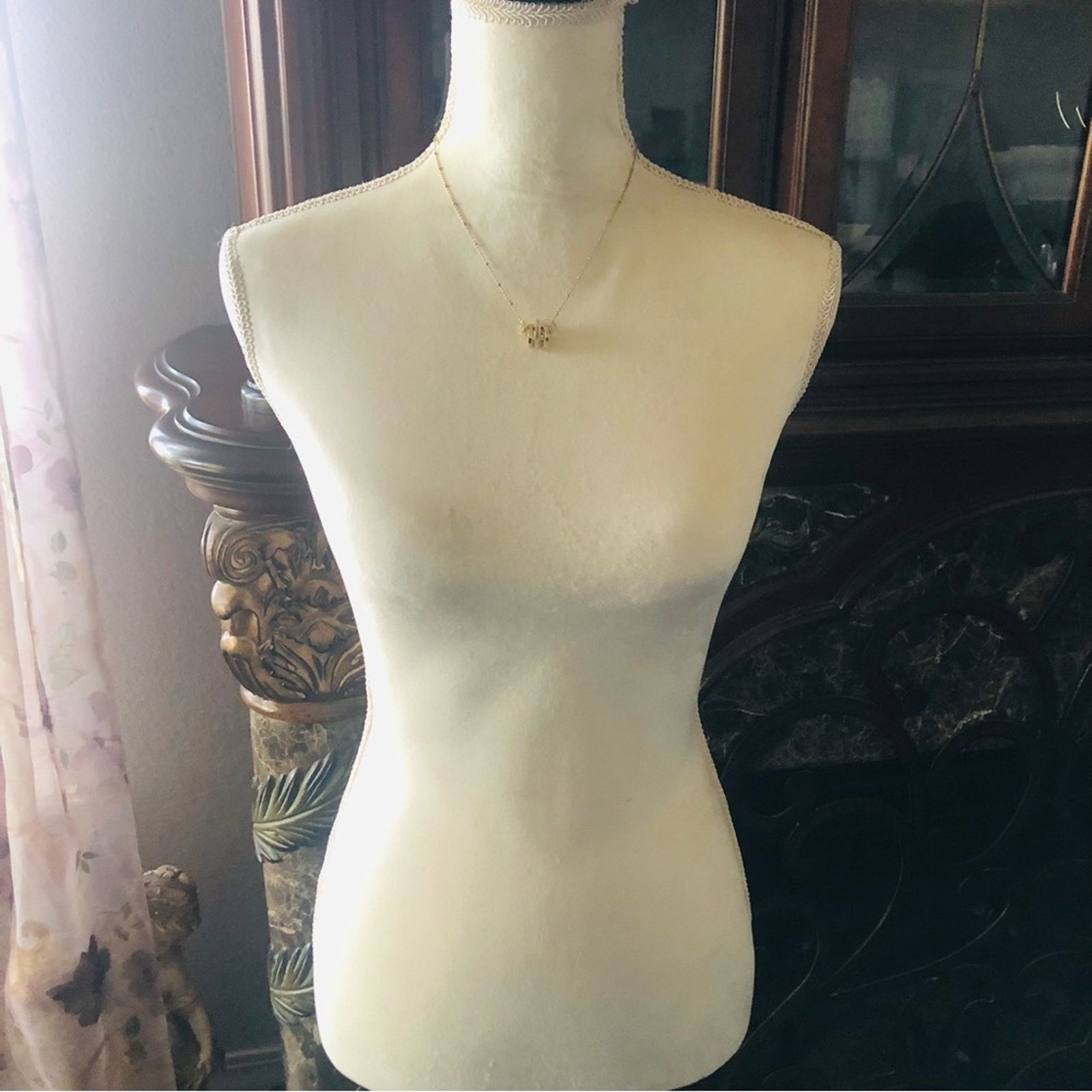 Anne Klein Anne Klein gold and iridescent disc necklace Size ONE SIZE - 6 Thumbnail