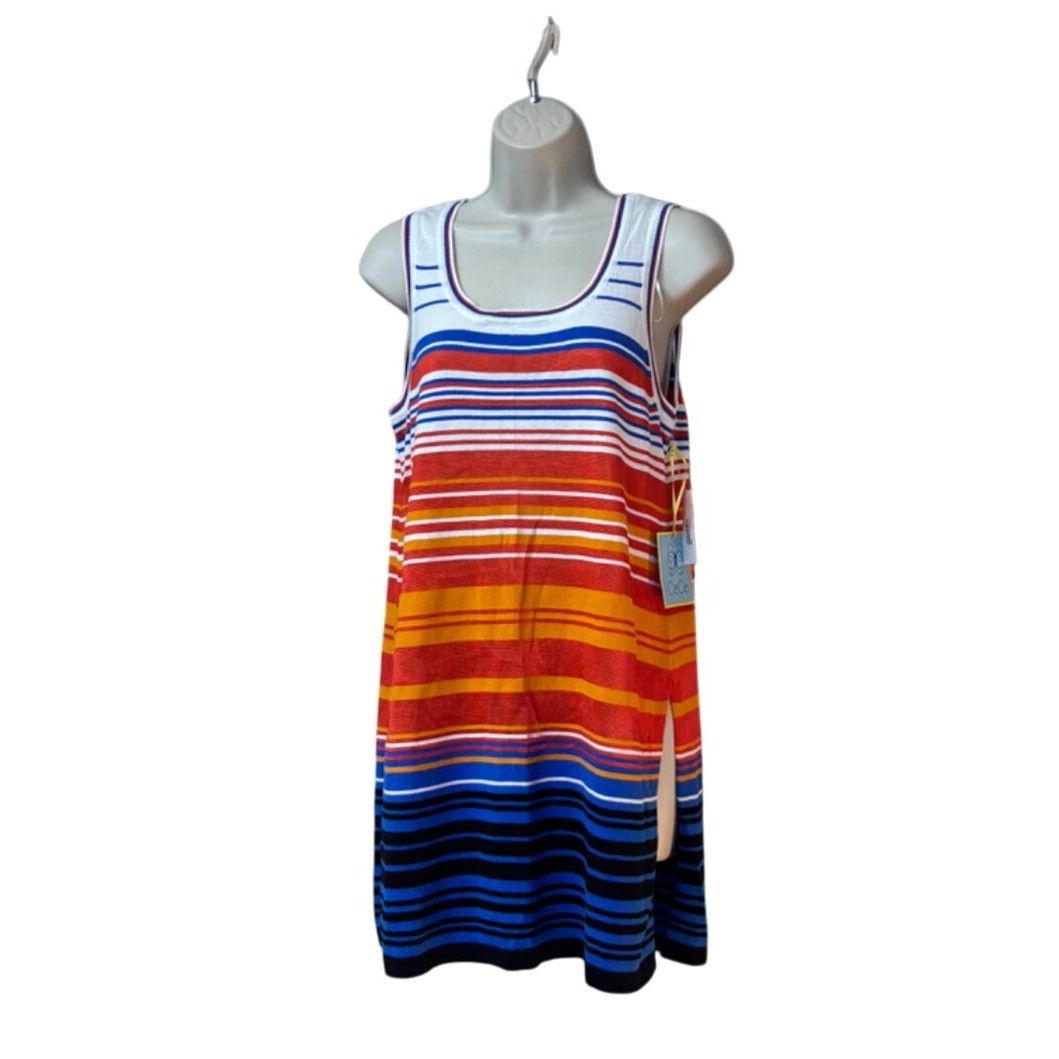 Other CeCe by Cynthia Steffe Sleeveless Striped Sweater Tunic, Sp Size S / US 4 / IT 40 - 2 Thumbnail