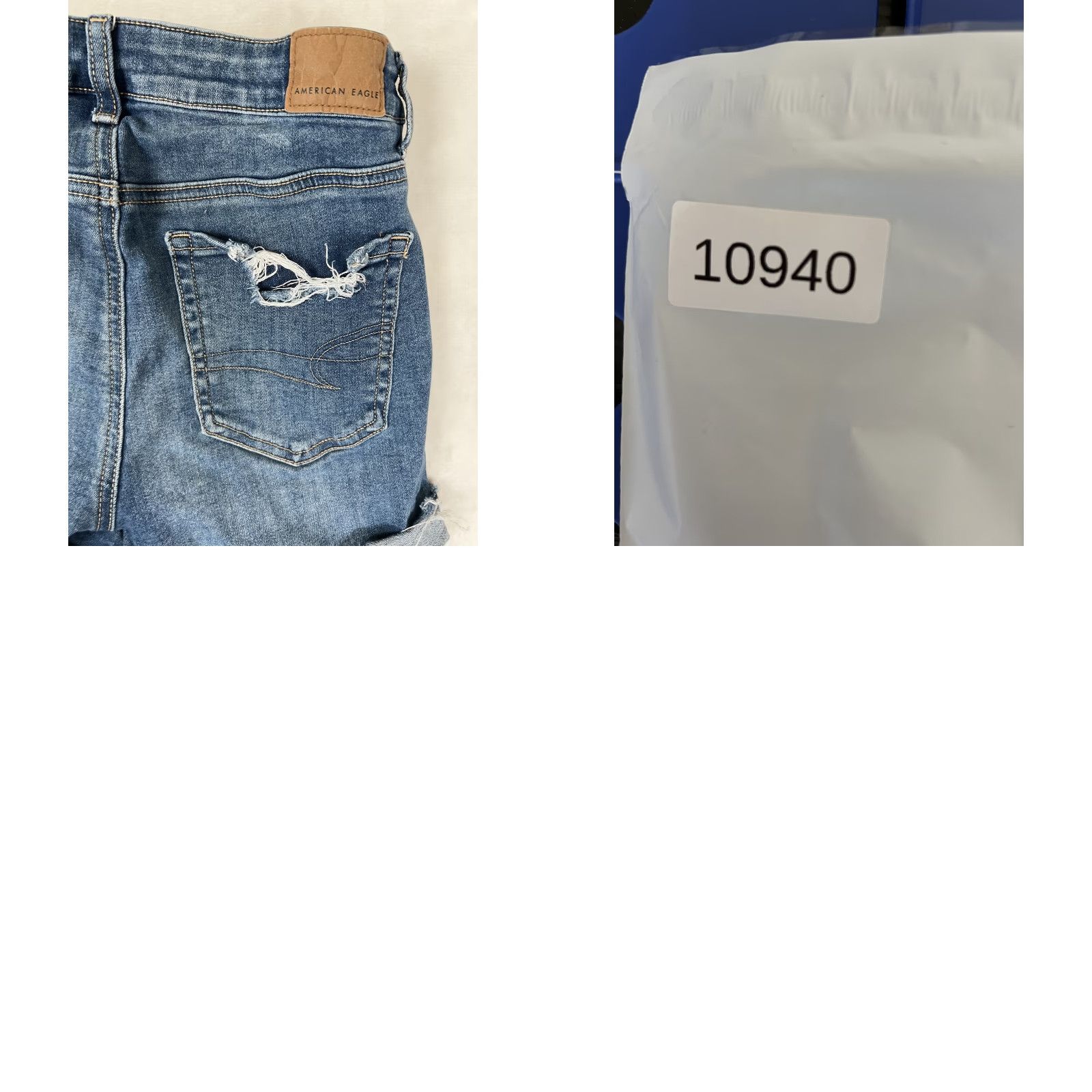 American Eagle Outfitters American Eagle Shorts Womens 2 Blue Midi Denim Jean Cutoff Cuffed Stretch Casual Size 26" / US 2 / IT 38 - 8 Thumbnail