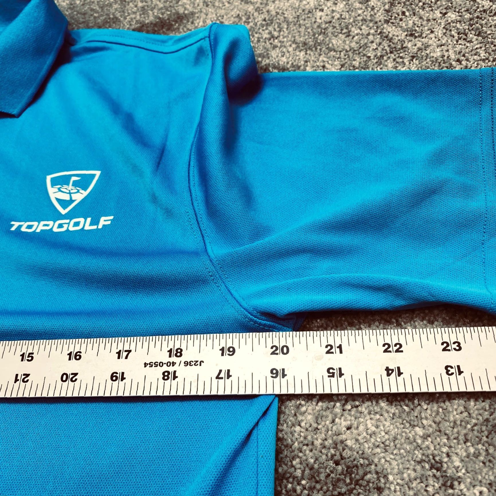 Vintage Top Golf Polo Shirt Mens Small Blue Green Black Logo Polo Shirt Mens S Blue Geometric Design Golf Size US S / EU 44-46 / 1 - 6 Thumbnail