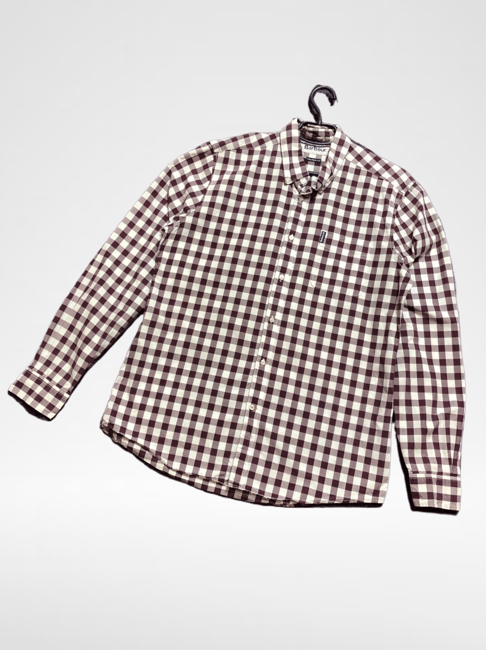 Barbour Logo VINTAGE Print Shirt Size M BARBOUR Y2K Size US M / EU 48-50 / 2 - 1 Thumbnail