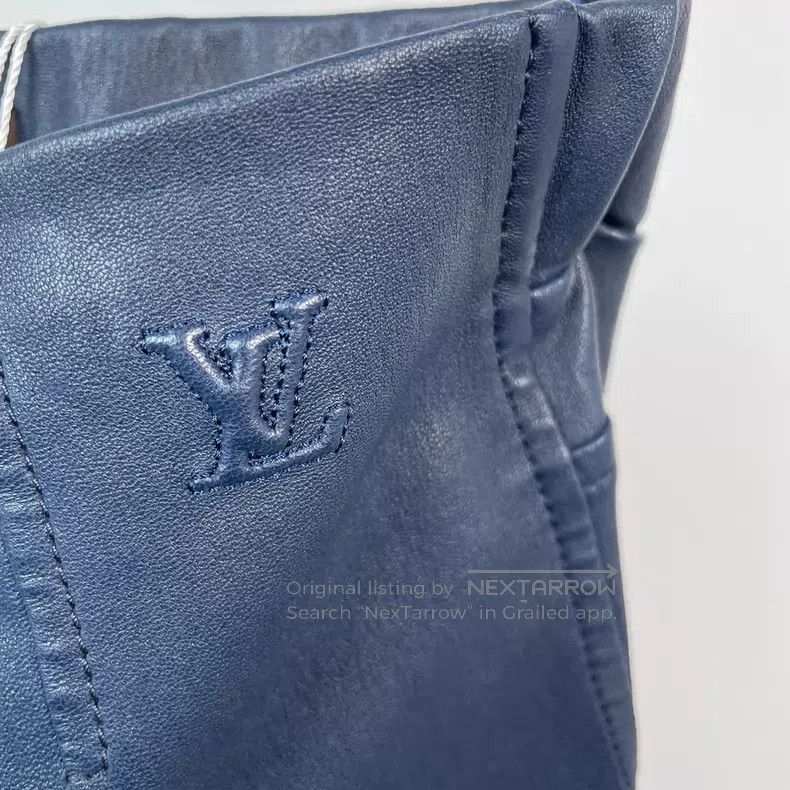 Louis Vuitton Louis Vuitton Slim fit blue sheepskin pants Size US 38 / EU 54 - 3 Thumbnail