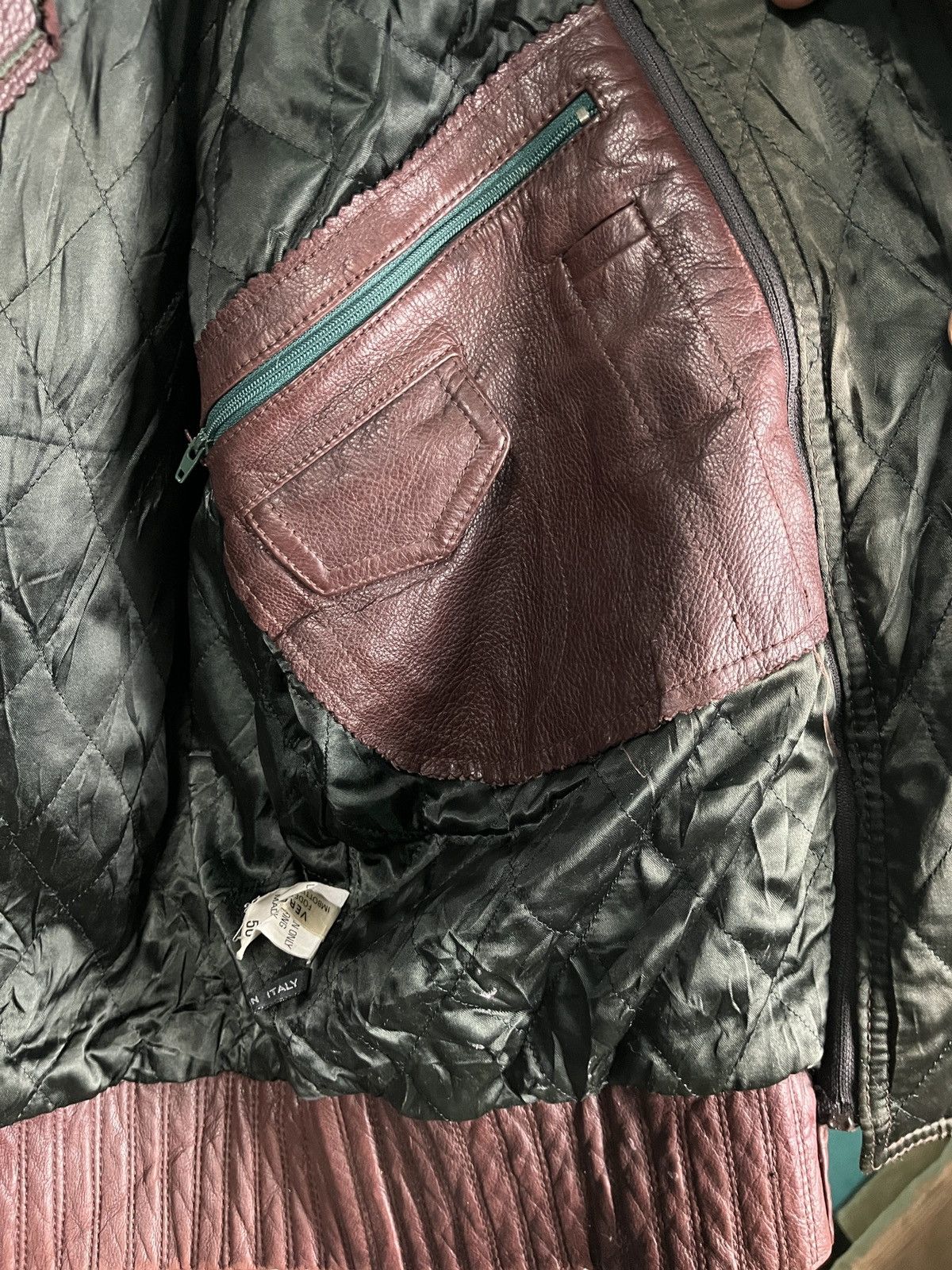Genuine Leather × Vera Pelle × Vintage Stran Idea Vintage Vera Pelle Made in Italy Size US M / EU 48-50 / 2 - 19 Thumbnail