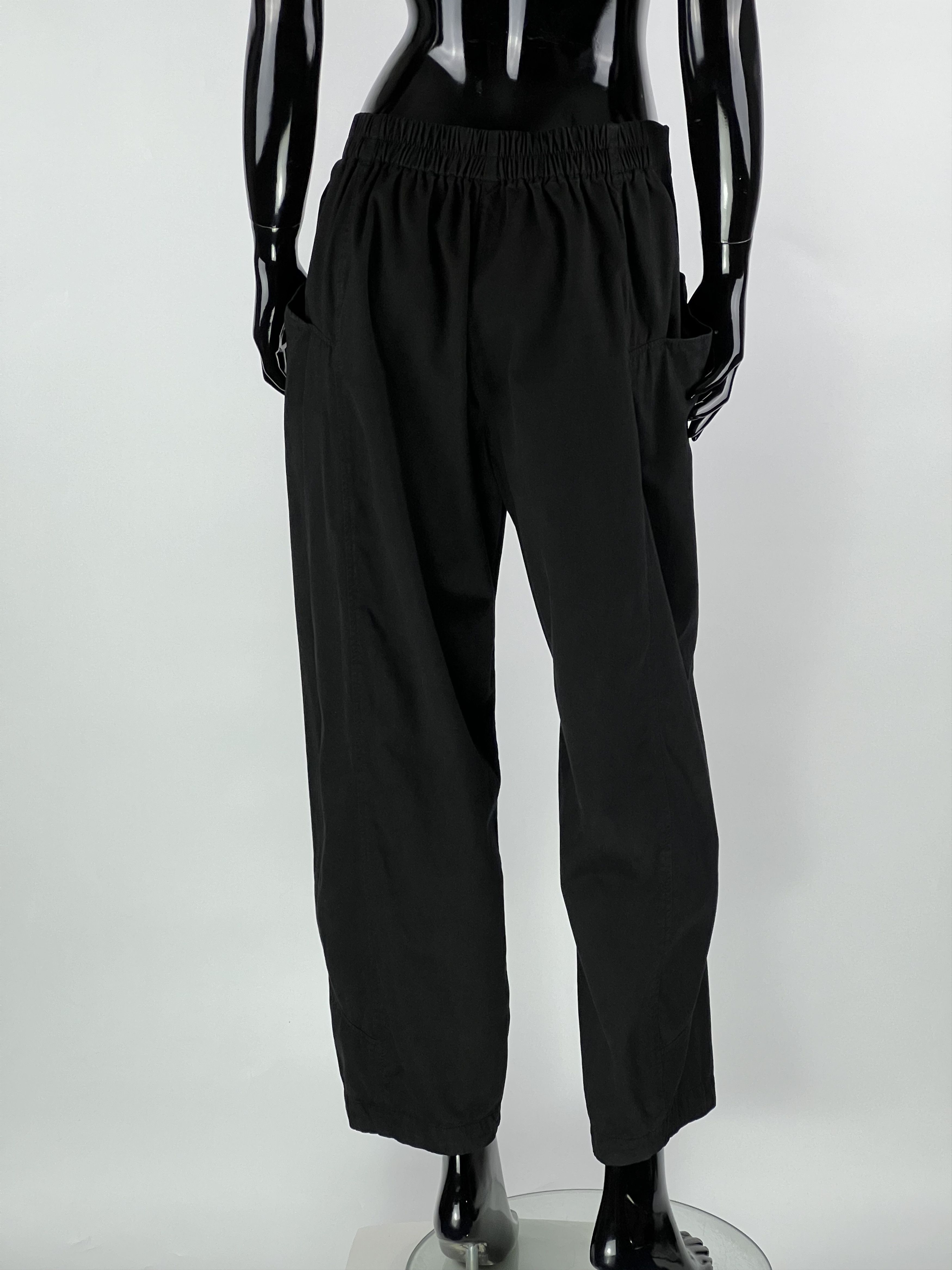 Designer Oska Black Cotton Lyocell Wide Leg Trousers Pants Size 2 Size 30" / US 8 / IT 44 - 3 Thumbnail